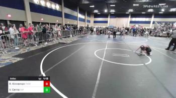 64 lbs Rr Rnd 2 - Regan Kinneman, Thorobred WC vs Valeria Cerna, Top Dog WC