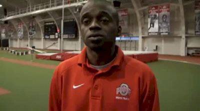 Ohio State coach Ed Beathea before The DUAL 2011