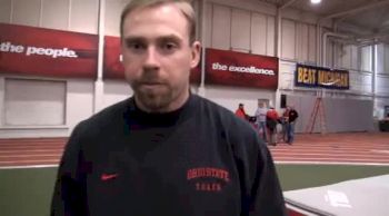 Ohio State coach Kevin Mannon before The DUAL 2011