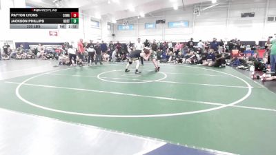 220 lbs Round Robin 3 - Payton Lyons, Ckwa-hs vs Jackson Phillips, Northern Elite-HS