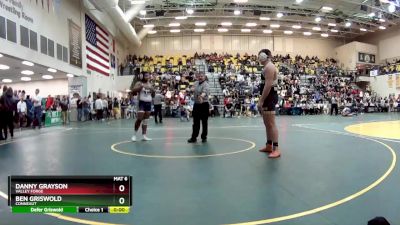 215 lbs Cons. Round 2 - Ben Griswold, CONNEAUT vs Danny Grayson, VALLEY FORGE