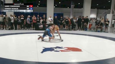 52 kg Cons. Rd Of 64 - James Yonushonis, M2 Training Center vs Conway Schulte, Grindhouse Wrestling Club