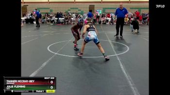68 lbs Quarterfinal - Julie Fleming, N/A vs Tanner McCray-Bey, Rampage