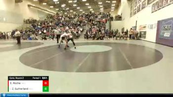 195 lbs Cons. Round 2 - Zachary Sutherland, Wilsonville vs Emiliano Rocha, Dallas