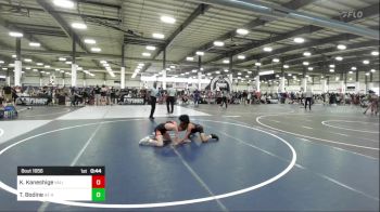 95 lbs 2nd Place - Killian Kaneshige, Valiant College Prep vs Tate Bodine, AZ Heat