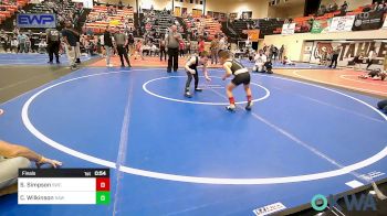 67 lbs Final - Sawyer Simpson, Salina Wrestling Club vs Callen Wilkinson, Raw Wrestling Club