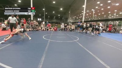 60 lbs Round 3 (6 Team) - Maverick Jovino, The Outsiders vs Grayson Sylvaria, Team Tugman WC