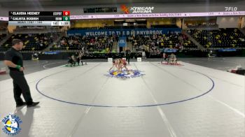 140 lbs 1st Place Match - Claudia Heeney, Lockport (Twp.) vs Calista Rodish, Raccoon River-Northwest