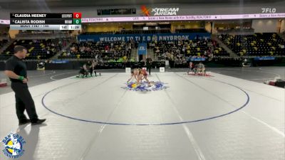 140 lbs 1st Place Match - Claudia Heeney, Lockport (Twp.) vs Calista Rodish, Raccoon River-Northwest
