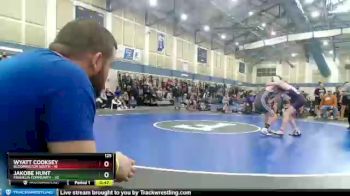 125 lbs Round 3 (4 Team) - Wyatt Cooksey, Bloomington South vs Jakobe Hunt, Franklin Community
