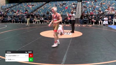 125 lbs Semifinal - Kael Laurisden, Eap-unatt vs JORE Volk, Wyoming