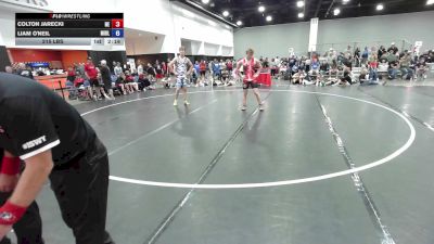 215 lbs Colton Jarecki, Team Nebraska vs Layne O'Neil, Team Michigan - Blue
