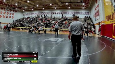 120 lbs 3rd Place Match - Austin Bickerton, Highland vs Steve Vaughn, Davison