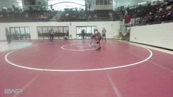 132 lbs Quarterfinal - Brock Crittenden, Sequoyah Tahlequah JH vs Brently Smith, Vian