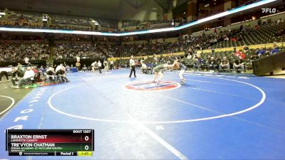 165 Class 1 lbs Quarterfinal - Braxton Ernst, Lafayette County vs Tre`Vyon Chatman, STEAM Academy At McCluer South-Berkeley