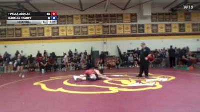 207 lbs Semifinal - Isabella Heaney, Simpson University vs Paula Aguilar, Sacramento City College