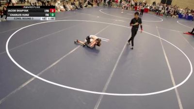12U - 63 lbs Cons. Round 3 - Jacob Skapyak, Lakeville Youth Wrestling Association vs Charles Kunz, Farmington Wrestling Club
