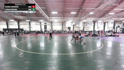 165 lbs Semifinal - Chase Johnson, Nova Wrestling Club vs Logan Brown, Germantown Wrestling