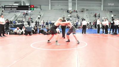 220 lbs Consolation - Landon Bartell, NJ vs Rodney Sabin, UT