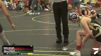 116 lbs Finals (2 Team) - Emily Kivler, MGW- Swirly Pop vs Bella Phelps, MGW-Radical Skadattle