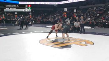 215 lbs Semifinal - David Calkins Jr., Liberty (NC) vs Mick Moylan, Poway (SD)