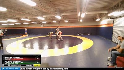 120 lbs Quarterfinal - Maximo Quintana, Roy Wrestling Club vs Tanner Marshall, Panguitch