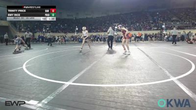 85 lbs Quarterfinal - Trinity Price, Raw Wrestling Club vs Emy Rice, Prodigy Elite Wrestling