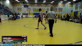 120 Gold 2nd Place Match - Ryan Cominsky, Southwest Miami vs Athan Toro, Doral Academy