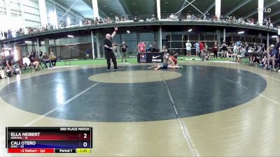 93 lbs Placement Matches (8 Team) - Ella Neibert, Indiana vs Cali Otero, Ohio