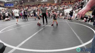 83-90 lbs Rr Rnd 2 - Kash Harrison, Tecumseh Youth Wrestling vs Chance King, Team Nomad