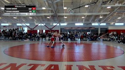 184 lbs Champ. Round 1 - Ethan Kremer, Colorado School Of Mines vs Donn Greer, CSU-Pueblo