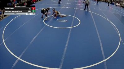 138 lbs Quarterfinals (8 Team) - Dayven Mosbacker, Omaha Bryan vs Ian Hardy, Papillion-La Vista