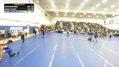 144 lbs Cons. Round 2 - David Martinez, Junkyard Dogs Wrestling Club vs Angel Flores, El Toro High School