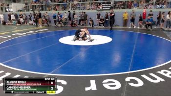 113 lbs Quarterfinal - Camden Messmer, Juneau Youth Wrestling Club Inc. vs August Reigh, Dillingham Wolverine Wrestling Club