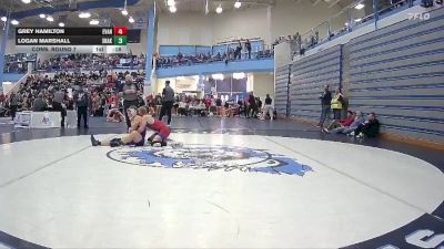 150 lbs Cons. Round 7 - Grey Hamilton, Evanston High School vs Logan Marshall, Snake River