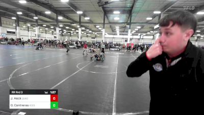 146 lbs Rr Rnd 3 - Joel Heck, Quad City Warriors vs Oscar Contreras, Xcess