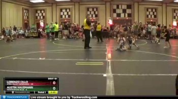 64 lbs Round 4 (6 Team) - Lorenzo Cillo, Steel Valley Renegades vs Austin Hausmann, Headhunters Blue