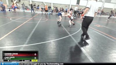 85-86 lbs Round 2 - Case Davis, Big Cat WC vs Zander Cross, Jungle Cat WC