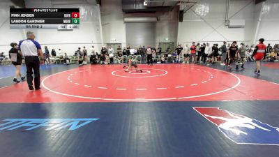 84 lbs Rr Rnd 3 - Finn Jensen, Guerrilla Wrestling Academy MS vs Landon Gardner, Morris Fitness Black MS