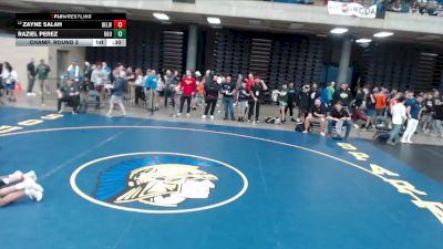 120 lbs Champ. Round 3 - Zayne Salah, Unattached vs Raziel Perez, Bourbonnais
