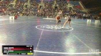 100 lbs Semifinal - Anna White, Central Cass vs Izzy Owens, Bismarck