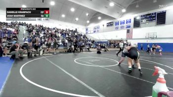 190 lbs Champ. Round 1 - Danielle Krampach, Cypress vs Avah Martinez, Foothill/Santa Ana