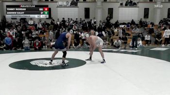 157 lbs Quarterfinal - Tommy Riordan, Hingham vs Andrew Daley, Bristol-Plymouth