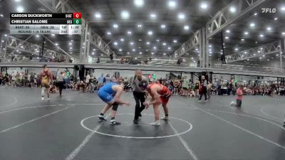 190 lbs Round 6 (8 Team) - Christian Salome, New England Gold vs Carson Duckworth, 84 Athletes