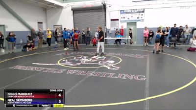 97 lbs Cons. Semi - Diego Marquez, Lions Den Wrestling Club vs Neal Skonberg, Kodiak Wrestling Club