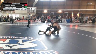 130 lbs Consi Of 8 #2 - Connor Glory, Delbarton vs Izaiah Santiago, Smitty's Barn