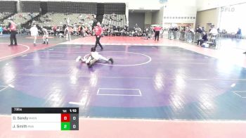 73 lbs Rr Rnd 6 - Dakota Sandy, Mat Assassins vs Julian Smith, Roundtree Wrestling Academy Blue
