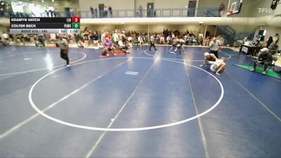 165 lbs Semifinal - Colter Beck, Payson Lion Wrestling Club vs Keamyn Hatch, Lehi