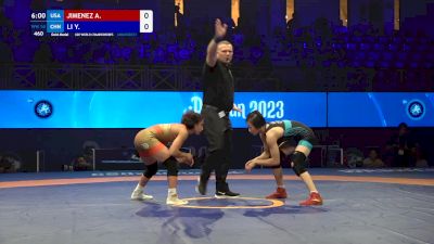 50 kg Finals 1-2 - Audrey Jimenez, United States vs Yanrong Li, China