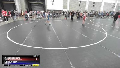 87 lbs Cons. Round 3 - Cullen Zellner, Askren Wrestling Academy vs Lincoln Giza, McDonell